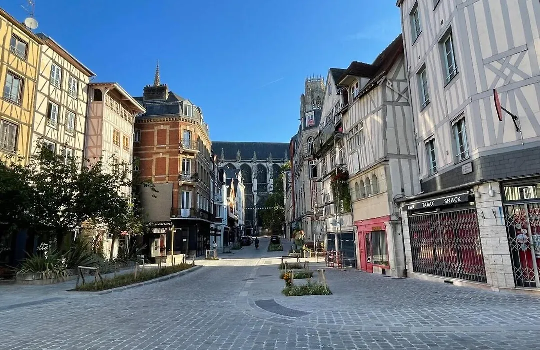 Le 1732, Rouen Coeur D'Histoire, Duplex Au Calme-1